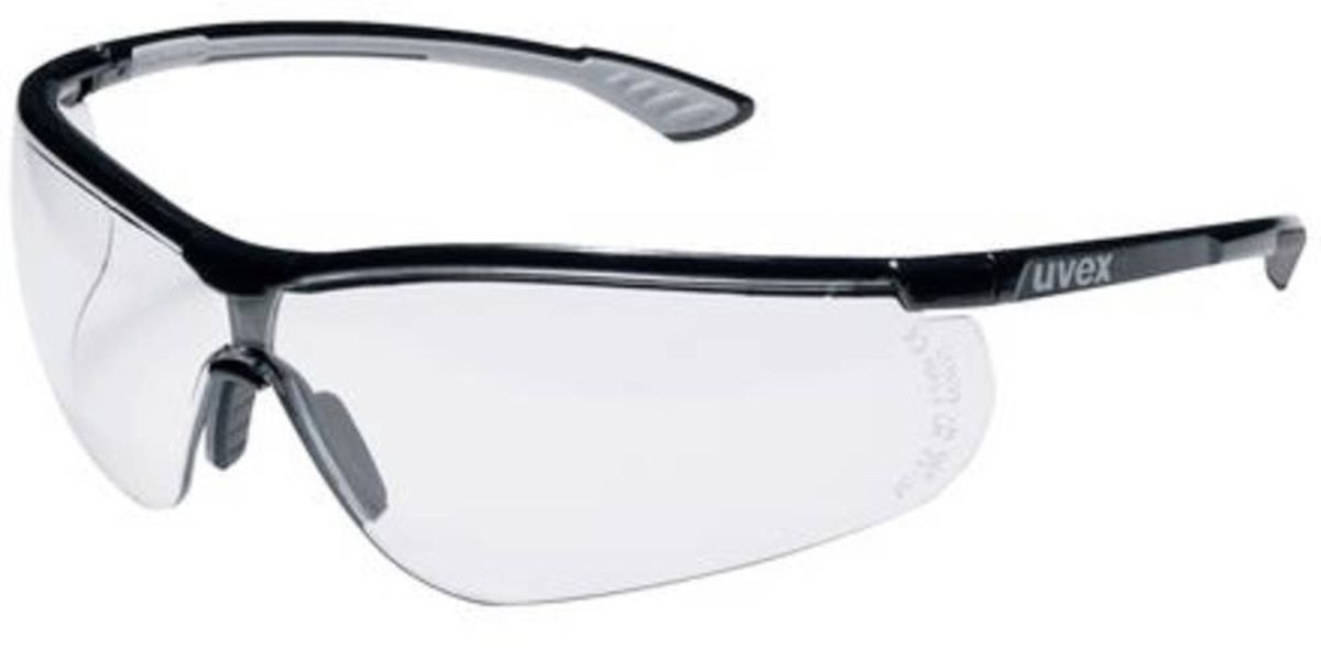 Uvex Sportstyle 9193080 Schutzbrille Inkl Uv Schutz Grau Schwarz En 166 En 170 Din 166 Din 6550