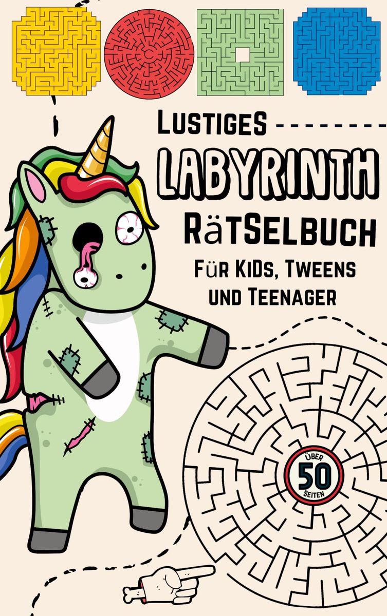 'Lustige Labyrinthe Rätselbuch für Kids Spaß und Herausforderung für