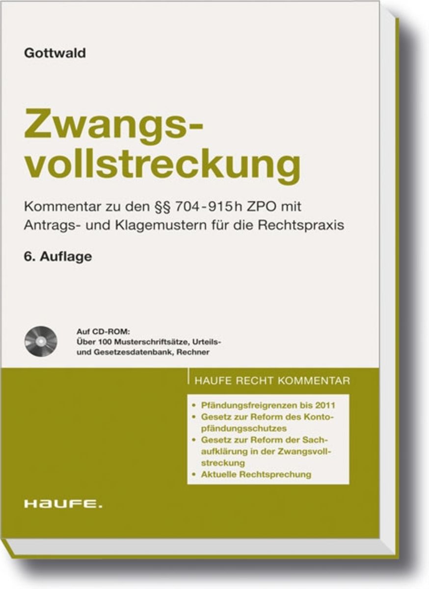 'Zwangsvollstreckung' von 'Uwe Gottwald' - Buch - '978-3-448-09943 