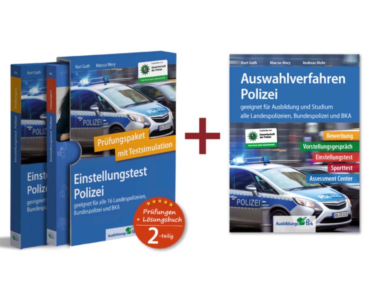 Sparpaket – Einstellungstest + Auswahlverfahren Polizei Von Kurt Guth ...