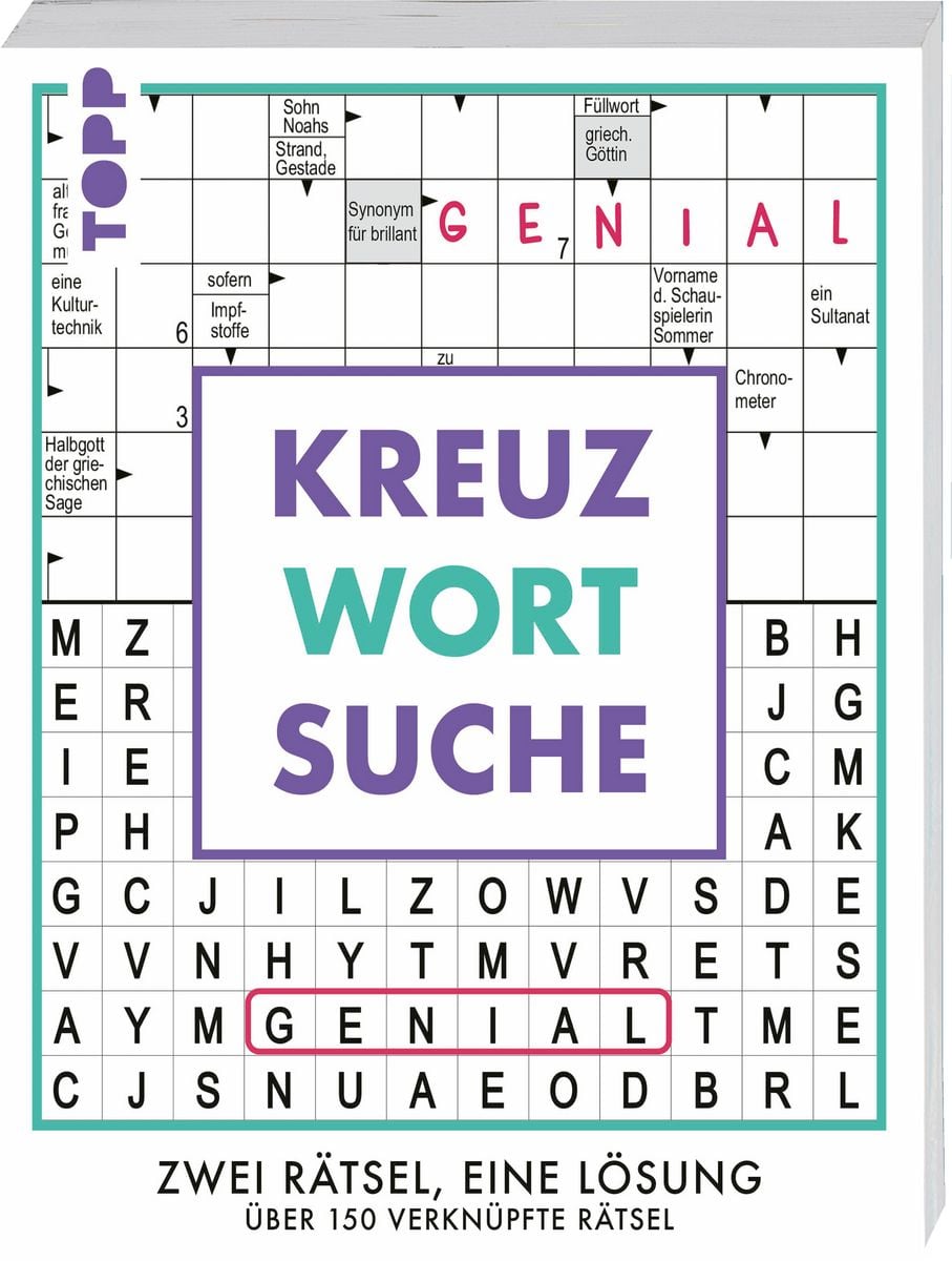 Kreuzwortsuche  160 verknpfte Rtsel: Zwei Rtsel, eine Antwort kaufen