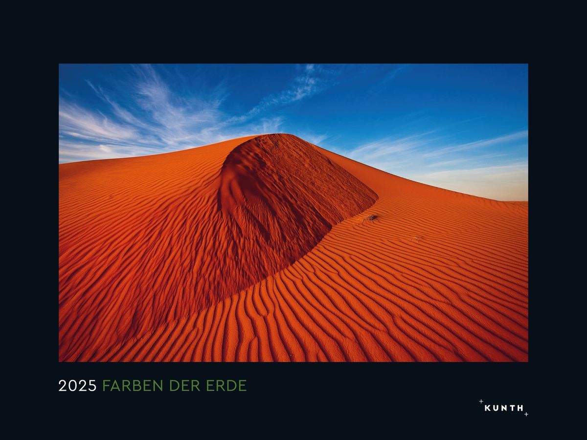 'Farben der Erde - KUNTH Wandkalender 2025' - 'Panoramakalender