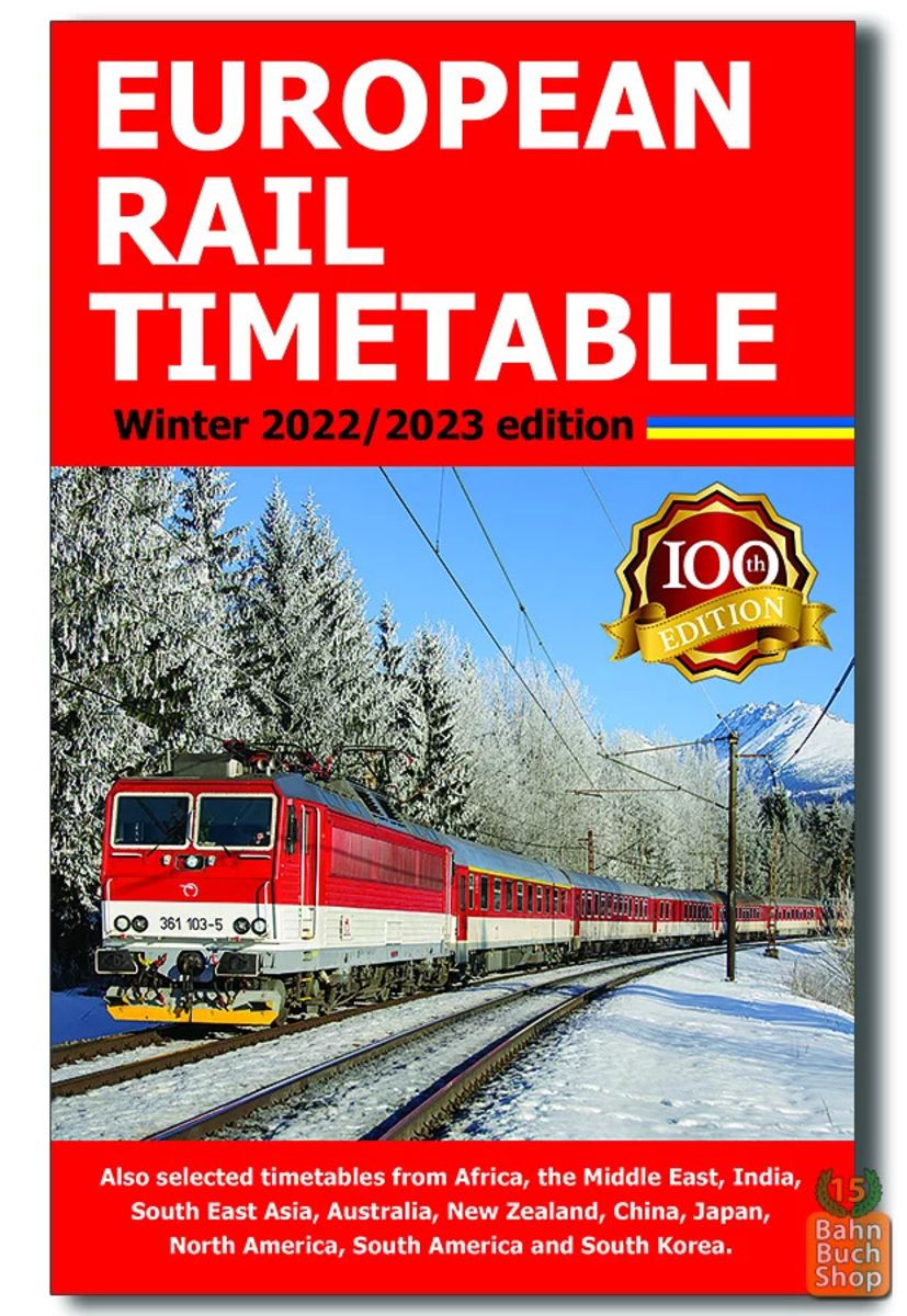 'European Rail Timetable Winter 2022/2023' von 'Chris Woodcock