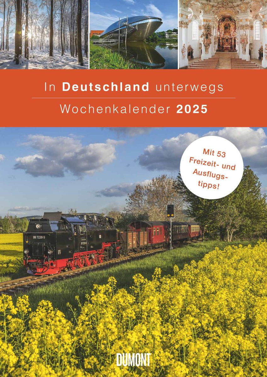 'DUMONT In Deutschland unterwegs Wochenkalender 2025, Wandkalender