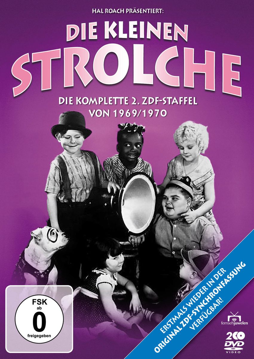 Die kleinen Strolche - Die komplette 2. ZDF-Staffel von 1969/1970 mit  Originalsynchro [2 DVDs] als DVD kaufen, image size:850x1200