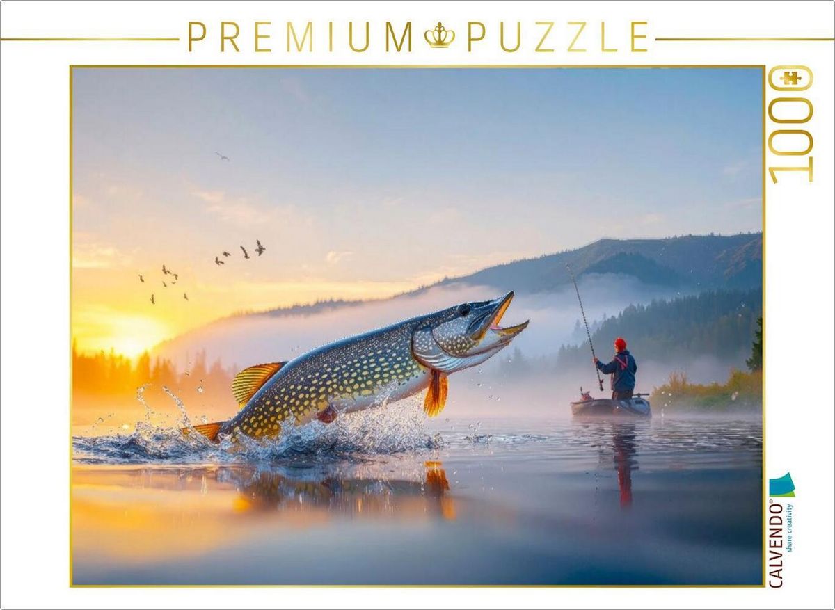 CALVENDO Puzzle 'Fische' 1000 Teile, 48 X 64 Cm – Premium-Qualität, Präzise Stanzung, Wunderschönes Motiv