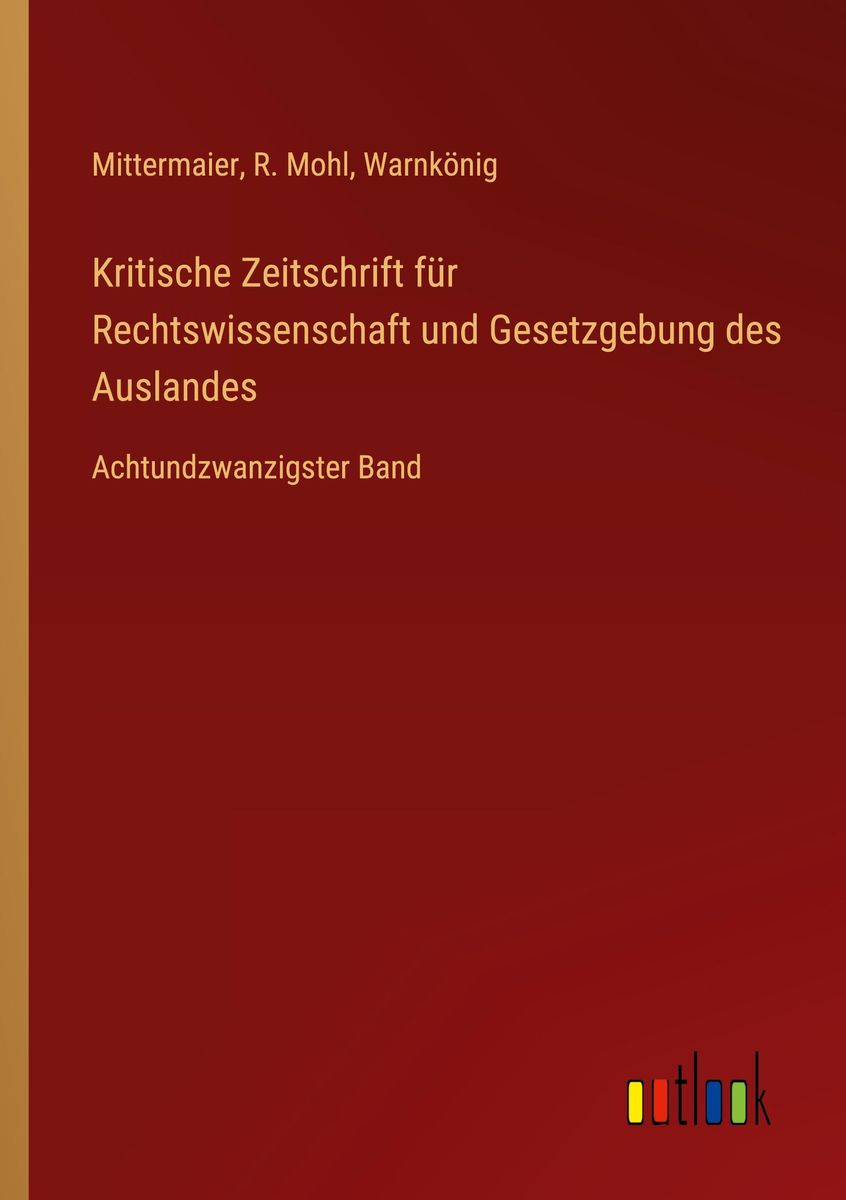 Kritische Zeitschrift für Rechtswissenschaft und Gesetzgebung des