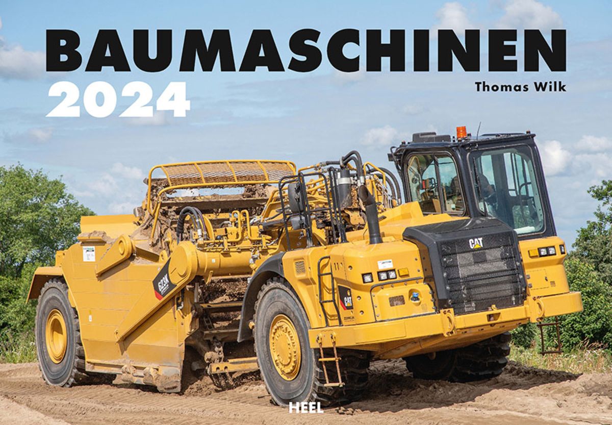 'Baumaschinen Kalender 2024' - 'Nutz- & Schienenfahrzeuge'