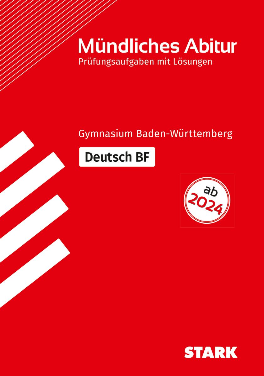 STARK Abiturprüfung BaWü - Deutsch Basisfach - Deutsch Schulbuch - 978 ...