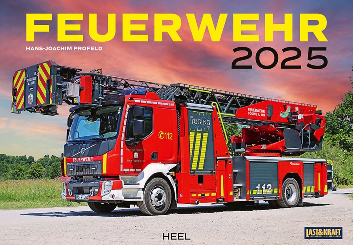 Feuerwehr Kalender 2025 Wandkalender Nutz & Schienenfahrzeuge Thalia