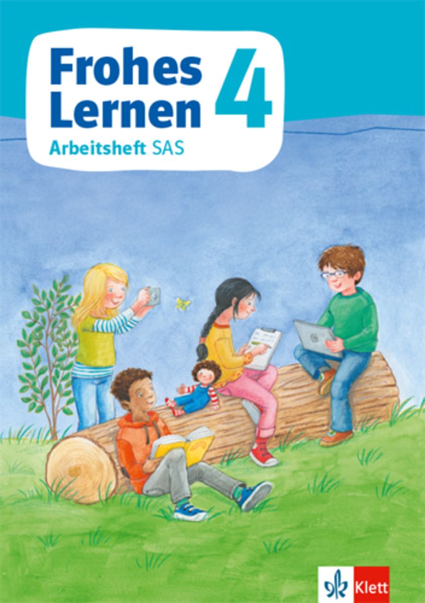 Frohes Lernen Sprachbuch 4. Arbeitsheft in Schulausgangsschrift Klasse