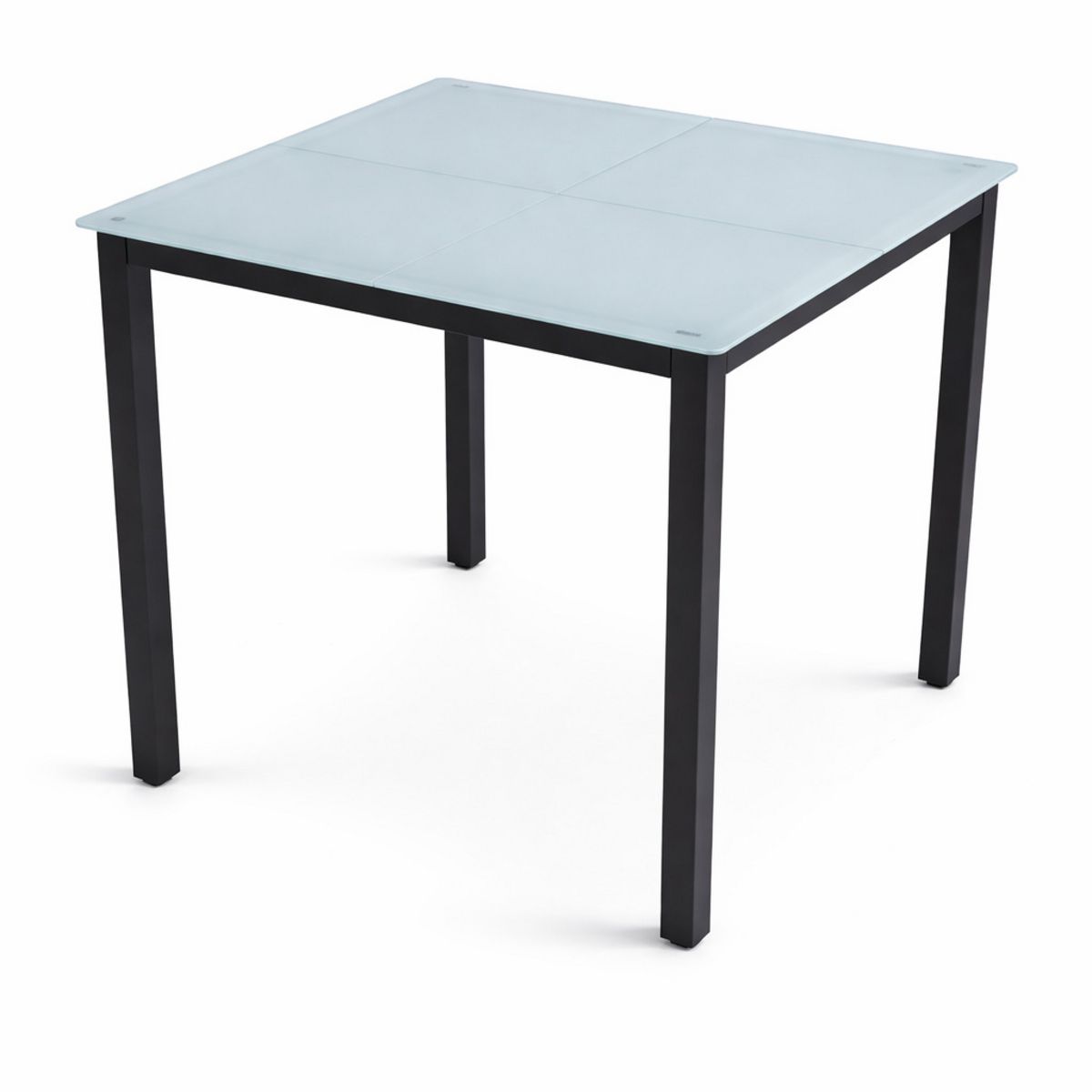 Aluminium Glas Gartentisch Balkontisch 80x80 cm kaufen