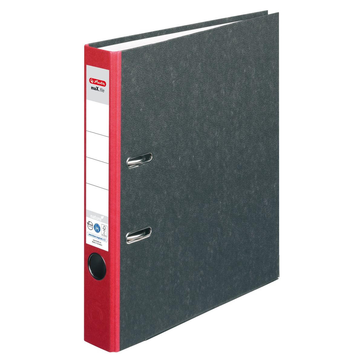 Herlitz Ordner Max File Nature A Cm Rot