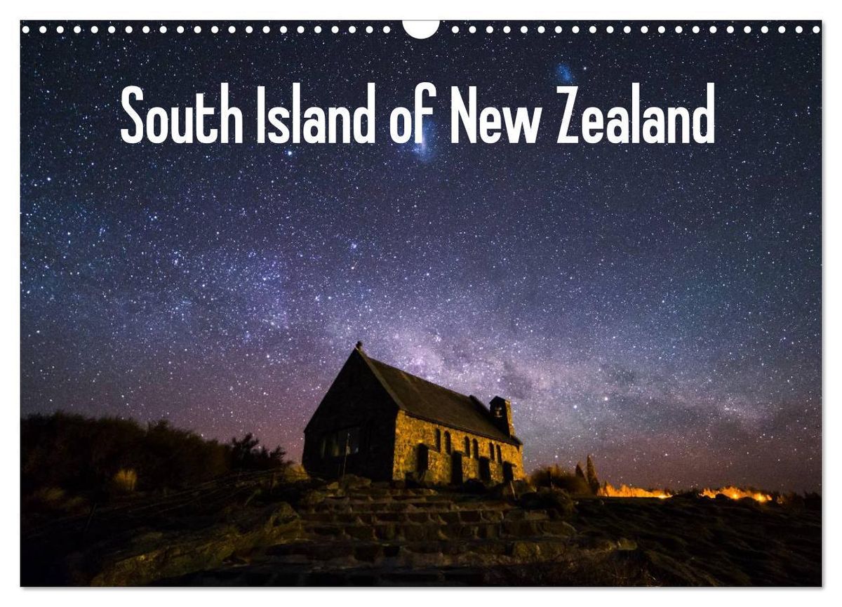 New Zealand Wall Calendar 2025 