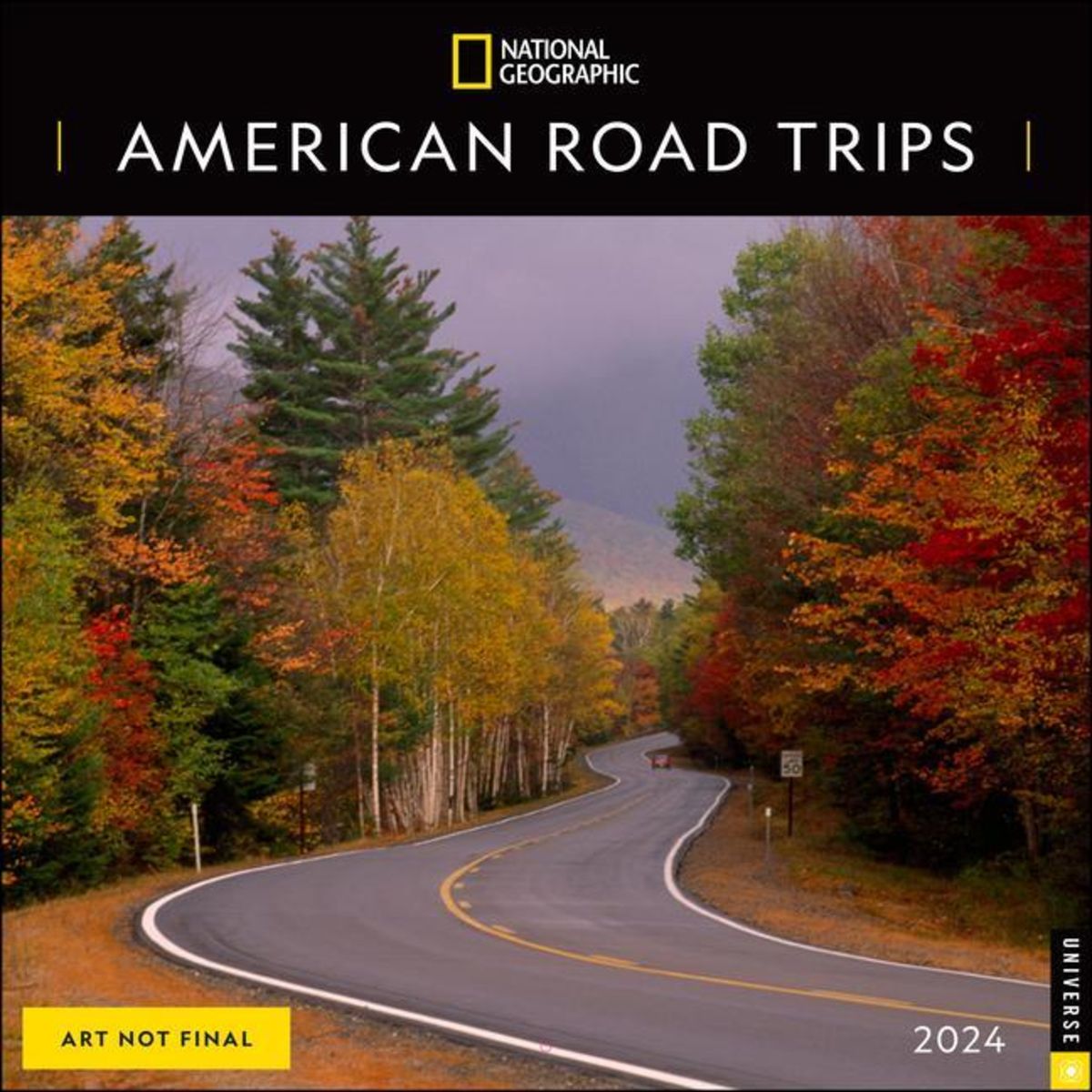 'National Geographic American Road Trips 2024 Wall Calendar' 'Bücher'