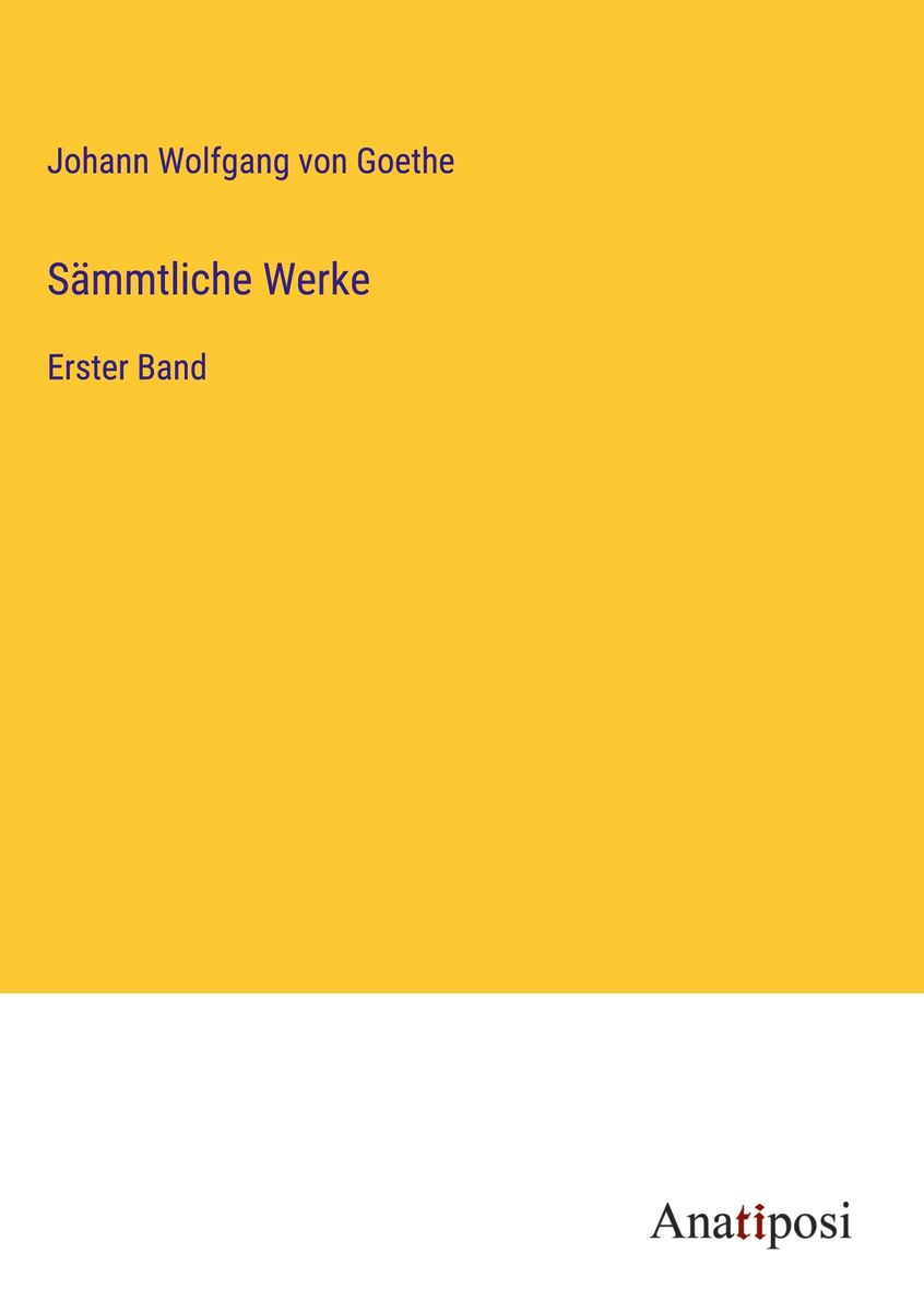 'Sämmtliche Werke' von 'Johann Wolfgang von Goethe' - Buch - '978-3-382 ...