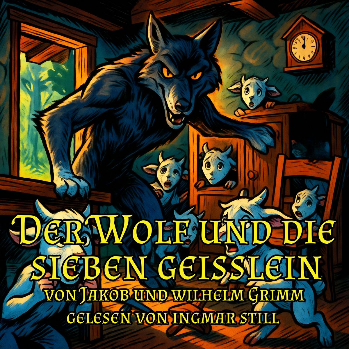 Der Wolf und die sieben Geißlein ポップアップ Der Wolf und die sieben Geißlein