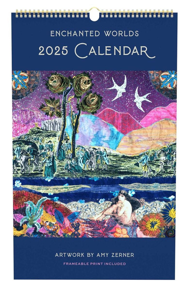 '2025 Enchanted Worlds Poster Wall Calendar' 'Bücher'