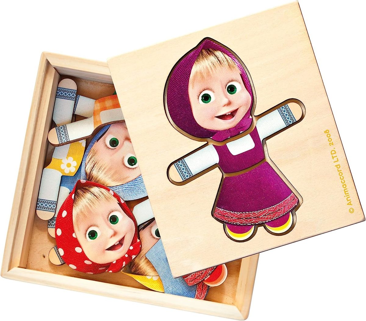 60 teiliges hölzernes Cartoon Puzzle mit Eisenbox Kinder - Temu Austria