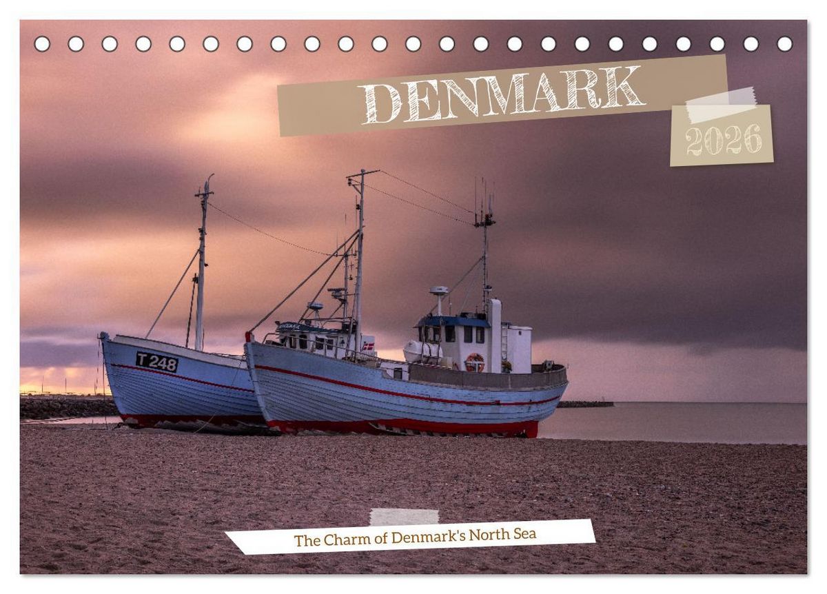 The Charm of Denmark's North Sea (Desk Calendar 2026 DIN A5 landscape ...