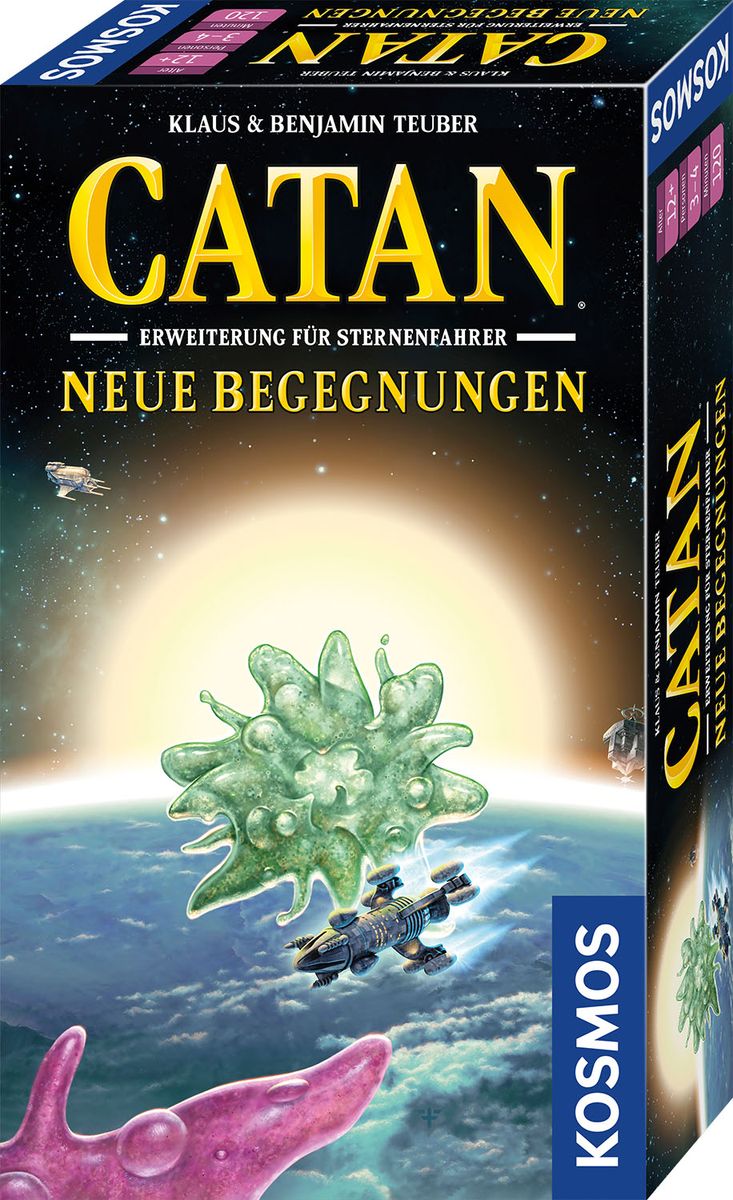 Kosmos Catan: Tesori, Draghi Ed Esploratori - Espansione Gioco Da Tavolo (683405) Per 3-4 Giocatori