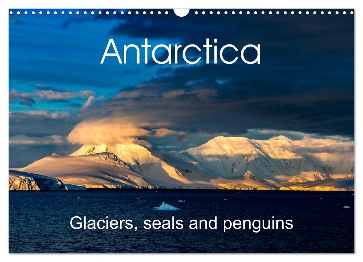 'Antarctica Glaciers, seals and penguins (Wall Calendar 2024 DIN A3