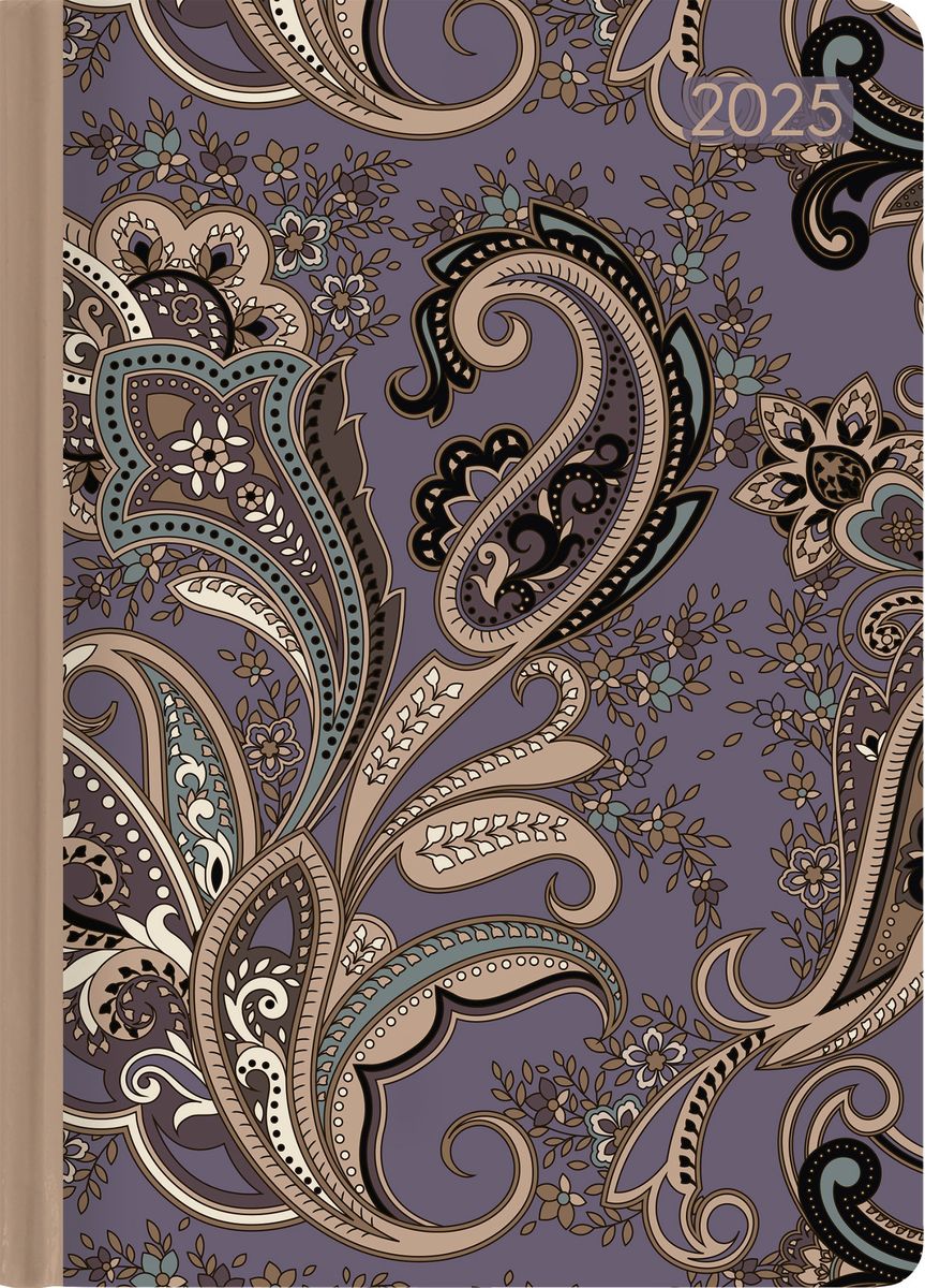 'Lady Journal Paisley 2025 Taschenkalender A6 (10,7x15,2 cm) Weekly