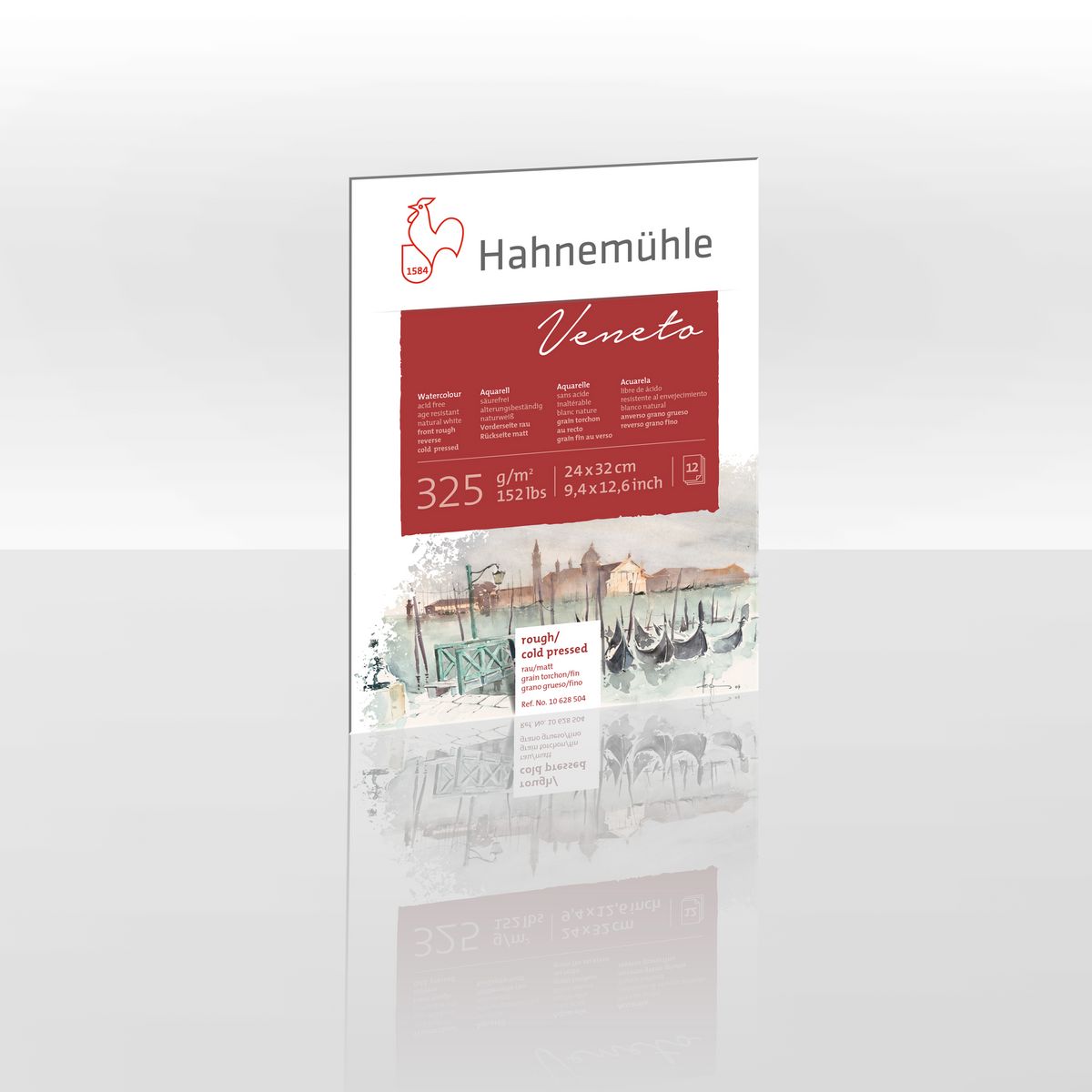 Watercolor Pad by Hahnemühle, Paper Type Sampler – Greenleaf & Blueberry