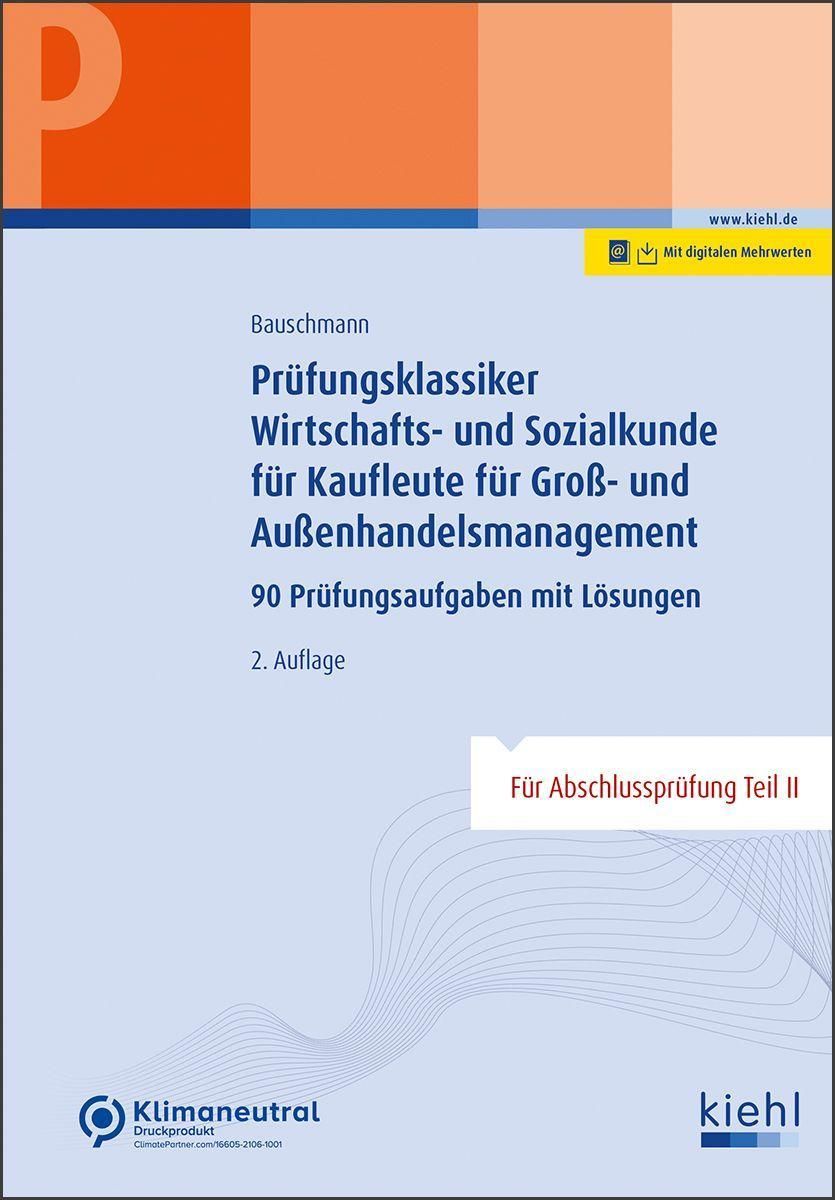 Prüfungsklassiker Wirtschafts- Und Sozialkunde Für Kaufleute Für Groß ...