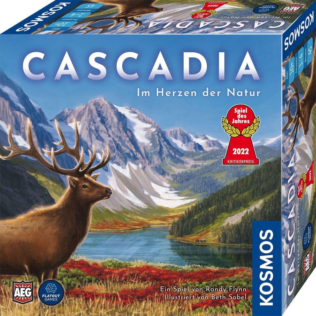 Kosmos Cascadia Rolling Hills - Gioco Da Tavolo Roll & Write, Edizione Autonoma, Da 1 A 4 Giocatori, Dagli 10 Anni, Formato Tascabile - 3
