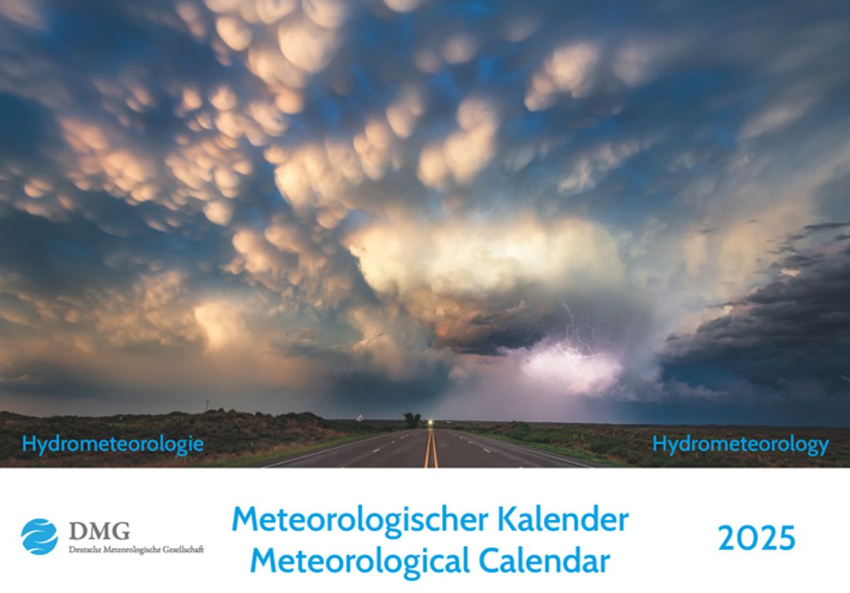 'Meteorologischer Kalender 2025 Meteorological Calendar' 'Landschaft