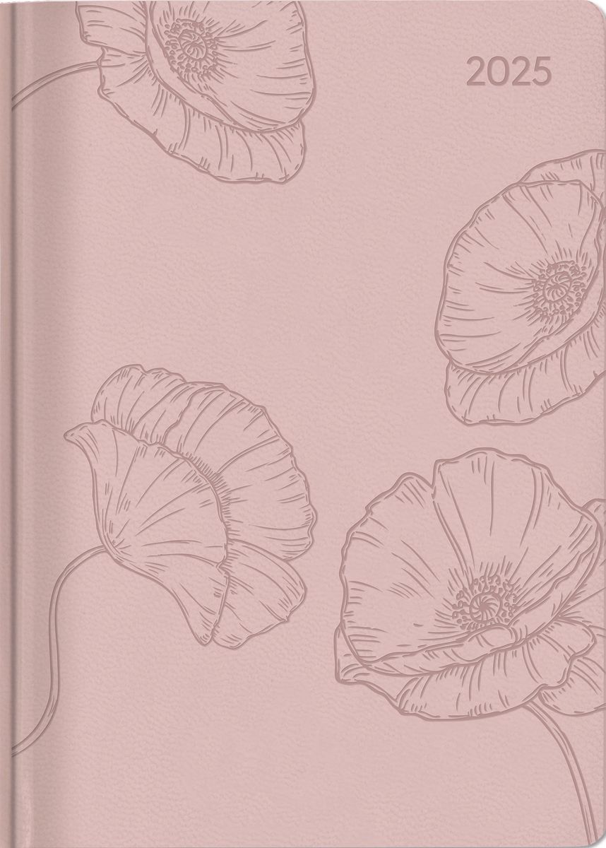 'Ladytimer Deluxe Salmon 2025 TaschenKalender A6 (10,7x15,2 cm