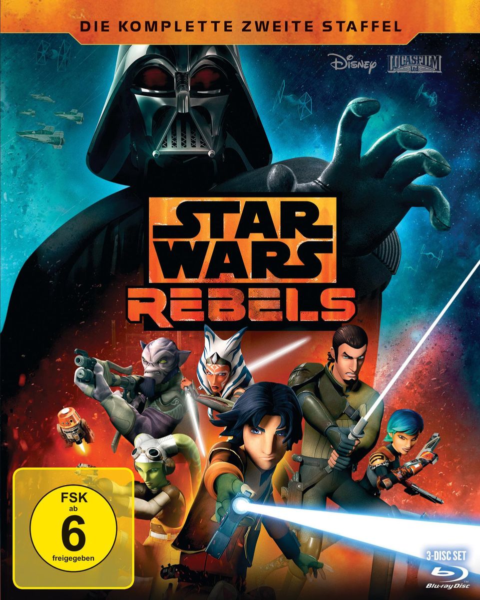 Star Wars Rebels - Die komplette zweite Staffel [3 BRs] als Blu