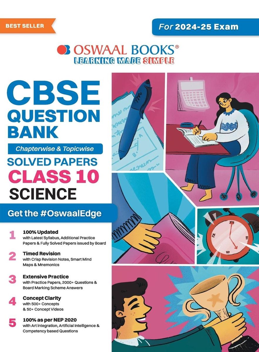 Oswaal cbse question bank class 10 science chapterwise and topicwise