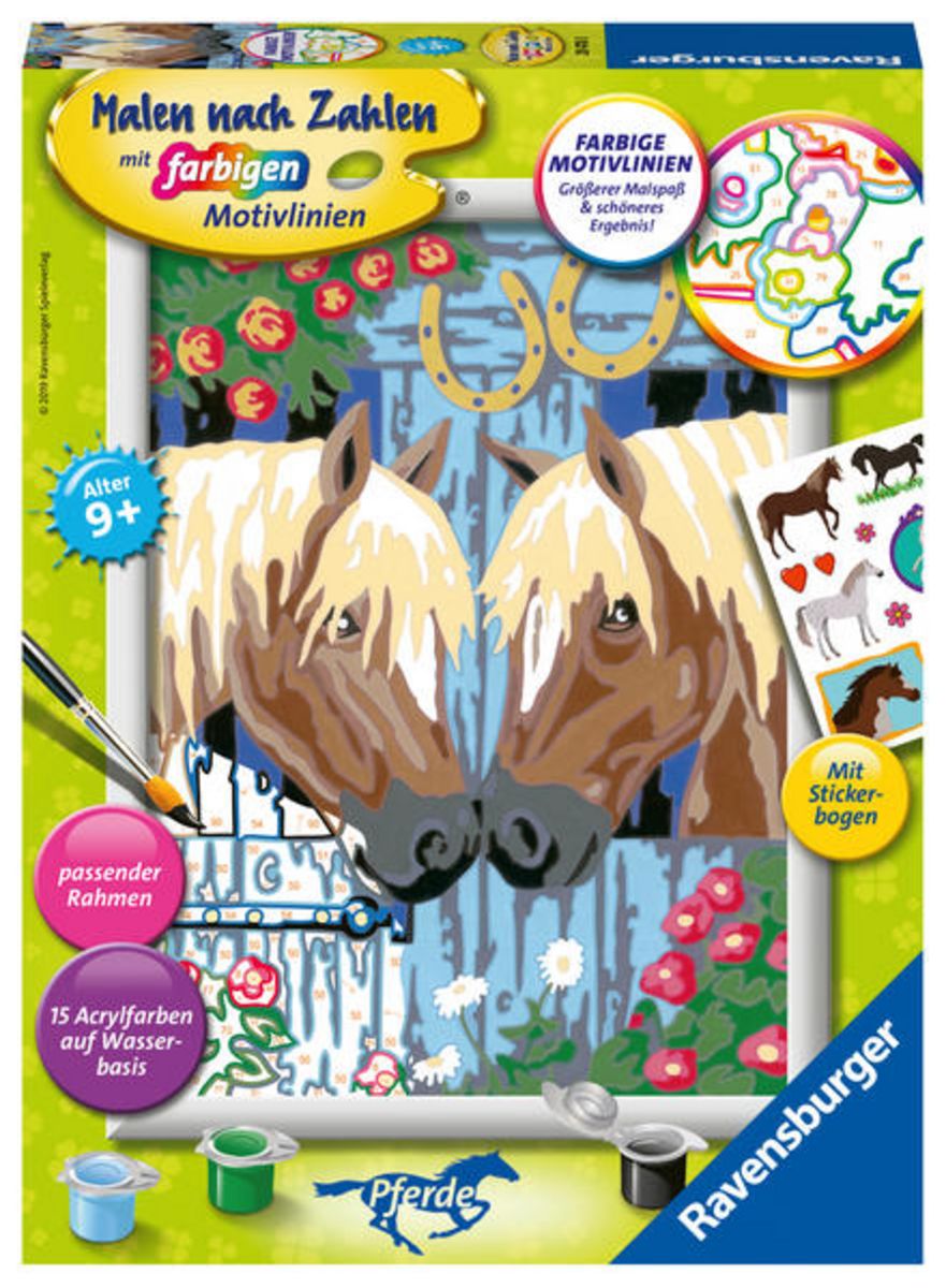 Shukqueen Malen Nach Zahlen Kit – Pferd-Motiv – 40,6x50,8 Cm – Für Erwachsene & Kinder