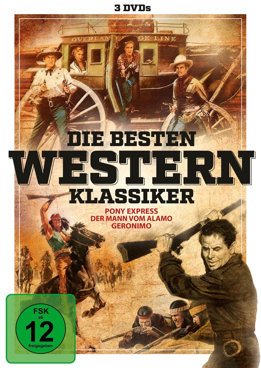 Die Besten Western Klassiker [3 DVDs} von Arnold Laven - DVD | Thalia