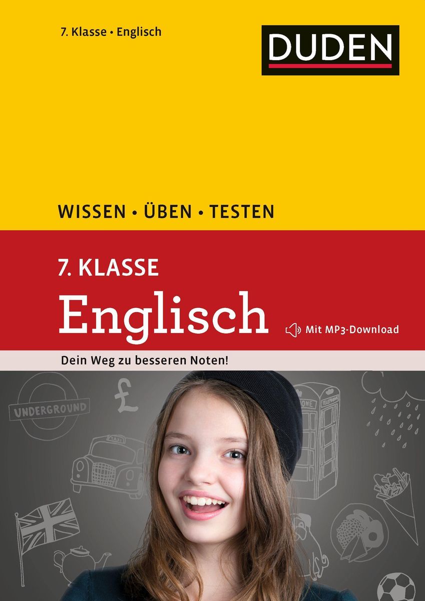 Englisch Buch Klasse 7 Realschule Wissen - Üben - Testen: Englisch 7. Klasse - 7. Klasse Schulbuch - 978