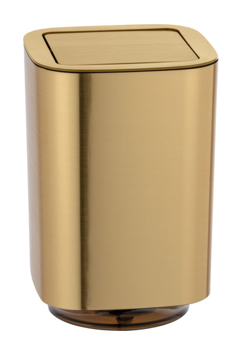 Schwingdeckeleimer Mod. Auron Gold, Kosmetikeimer mit Schwingdeckel, 5,5 l kaufen