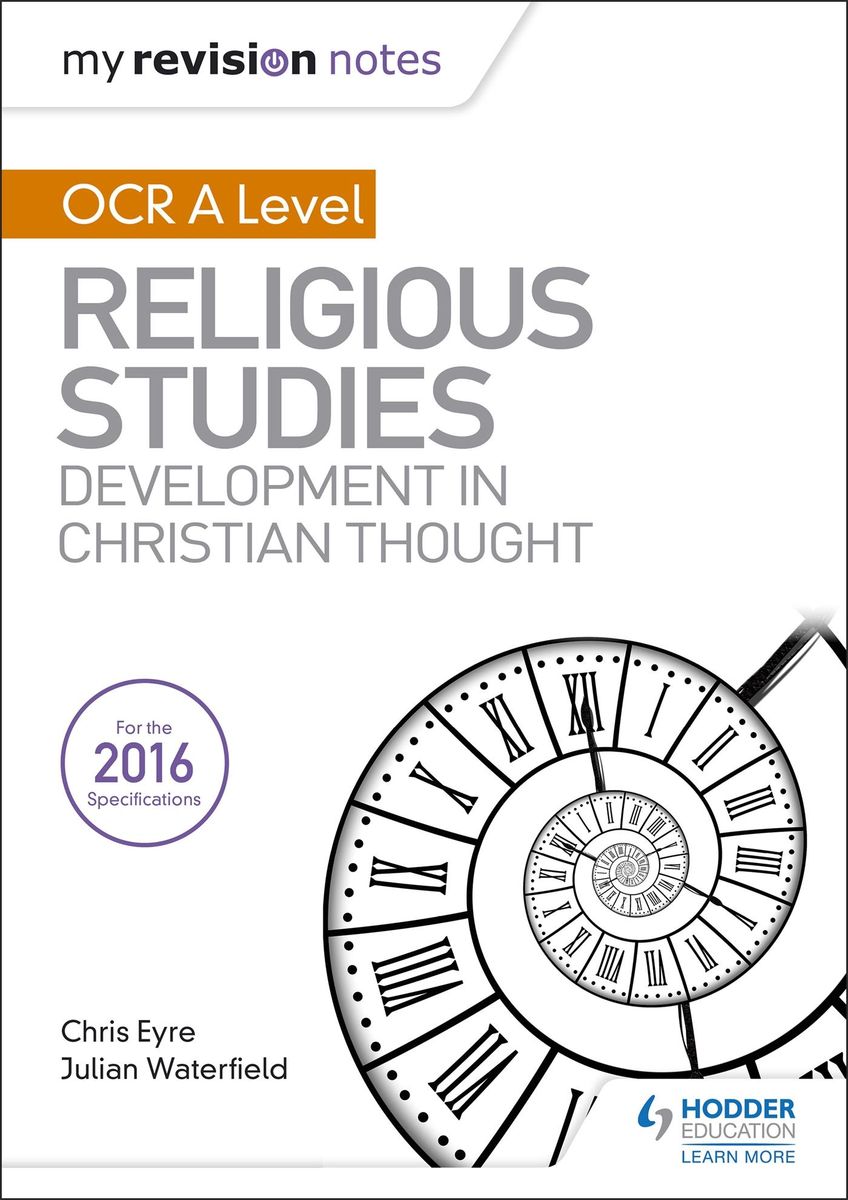 My Revision Notes OCR A Level Religious Studies Developments in Christian Thought Nach