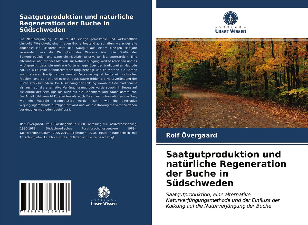 Saatgutproduktion und natrliche Regeneration der Buche in Sdschweden"  online kaufen