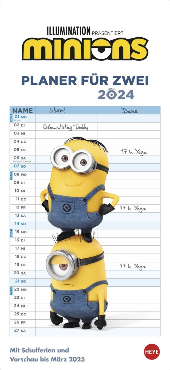 Minions 2025 Calendar Calculator