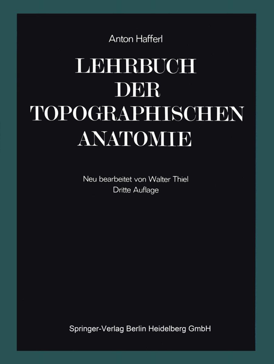 健康・医学 LEHRBUCH DER TOPOGRAPHISCHEN ANATOMIE Lehrbuch der topographischen Anatomie