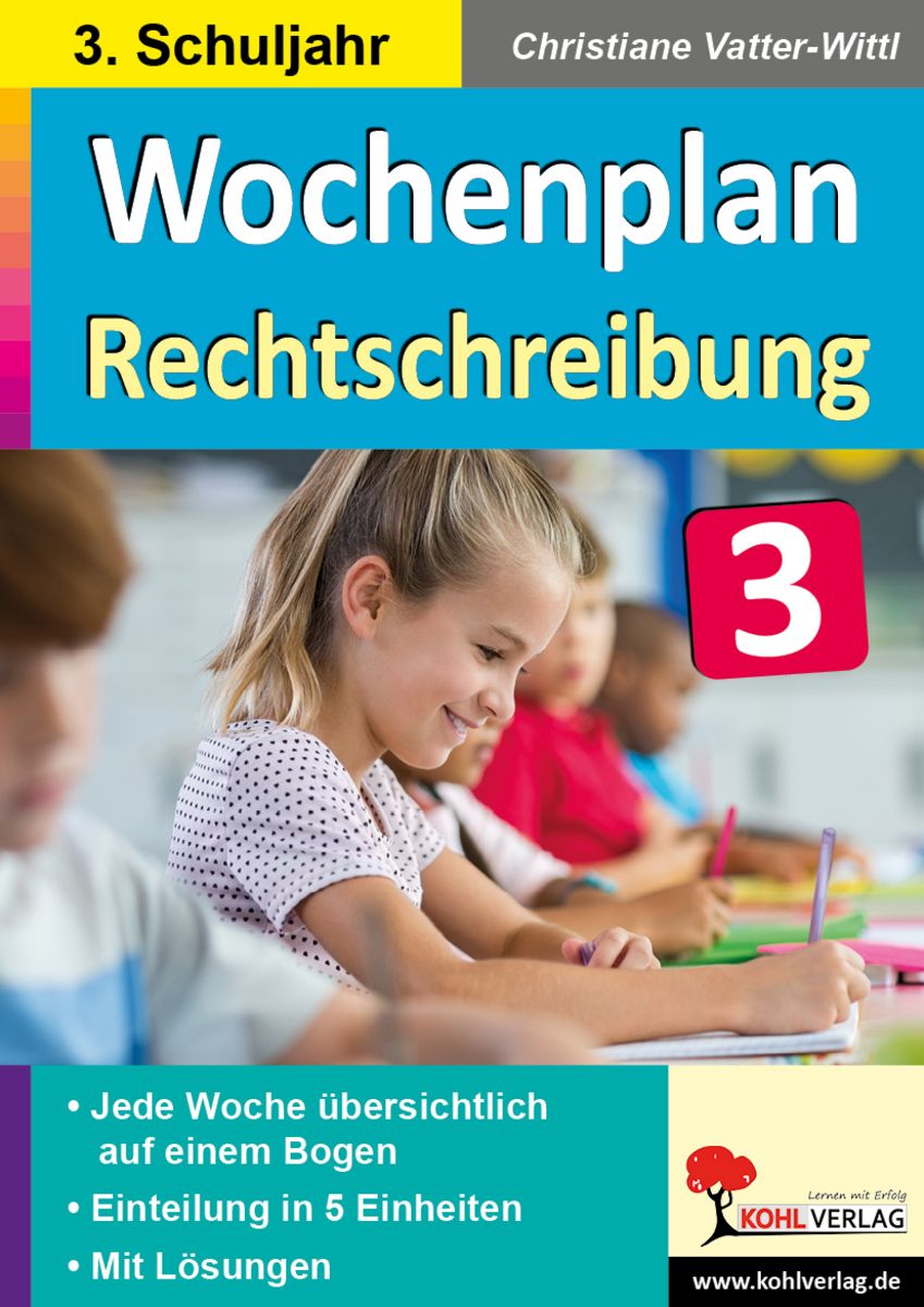 'Wochenplan Rechtschreibung / Klasse 3' - 'Grundschule' Schulbuch