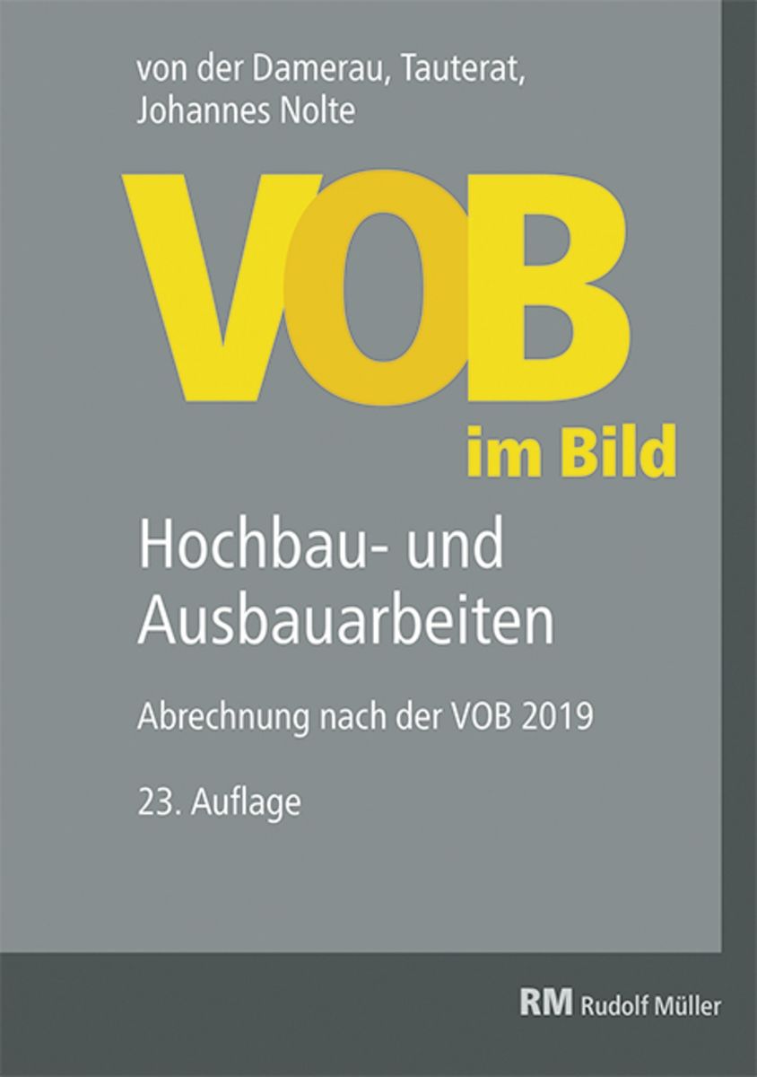 'VOB Im Bild – Hochbau- Und Ausbauarbeiten' Von 'Johannes Nolte' - Buch ...