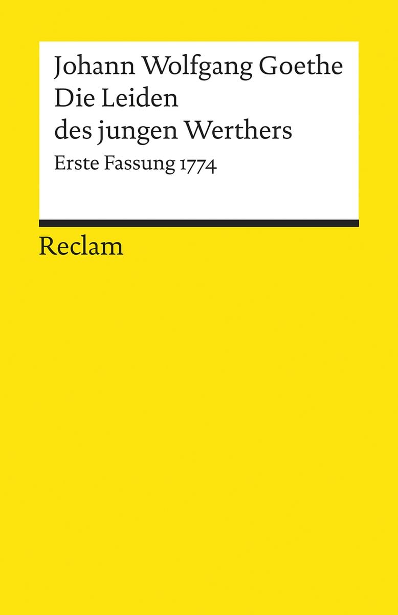 Die Leiden Des Jungen Werther Zitate "Die Leiden des jungen Werthers" online kaufen