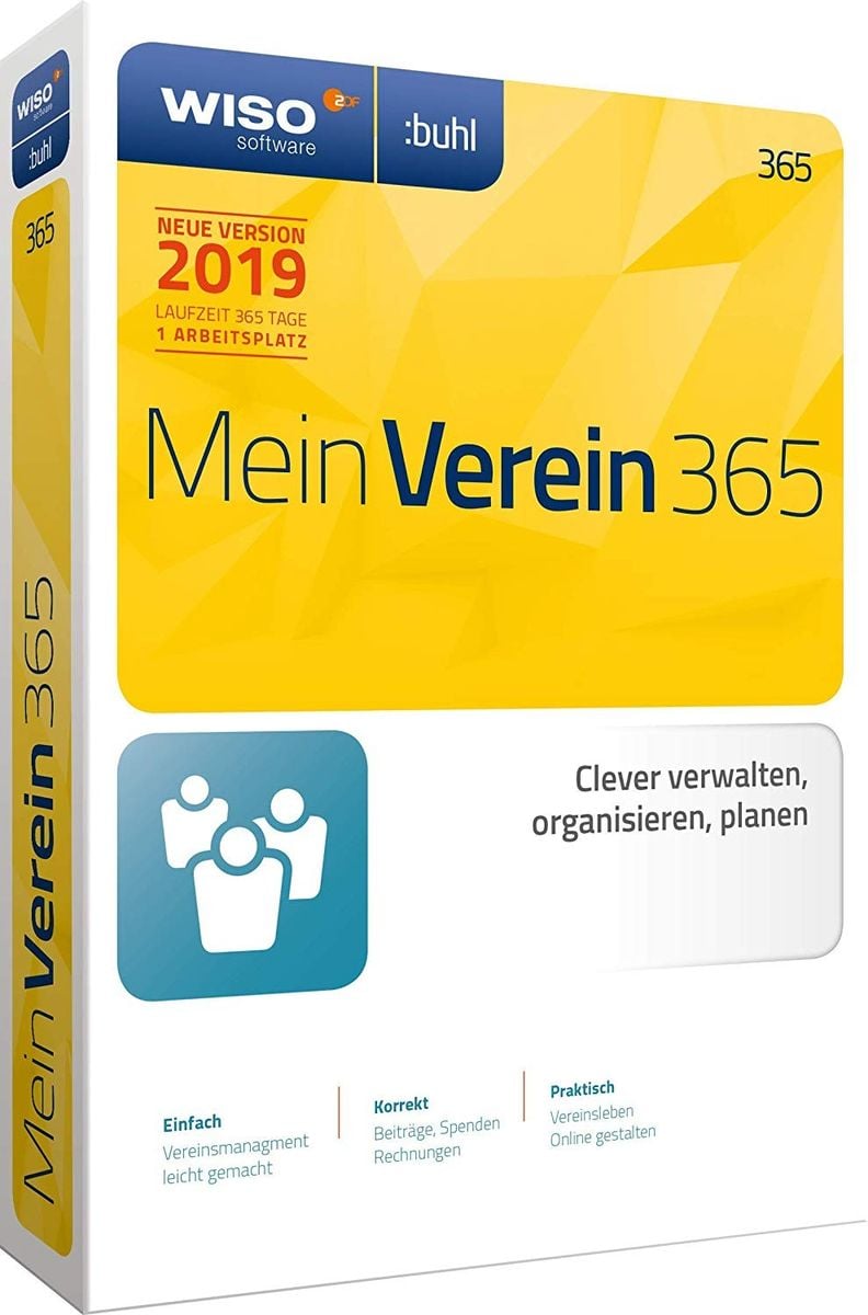 WISO Mein Verein 365 / CD-ROM - WISO Software | Thalia