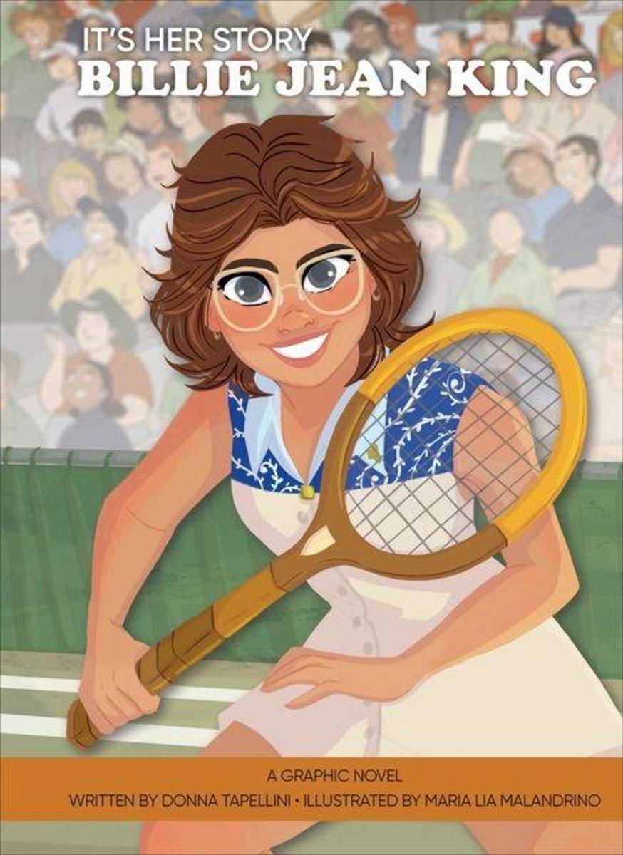 Cover: Donna Tapellini – It’s Her Story Billie Jean King: A Graphic Novel