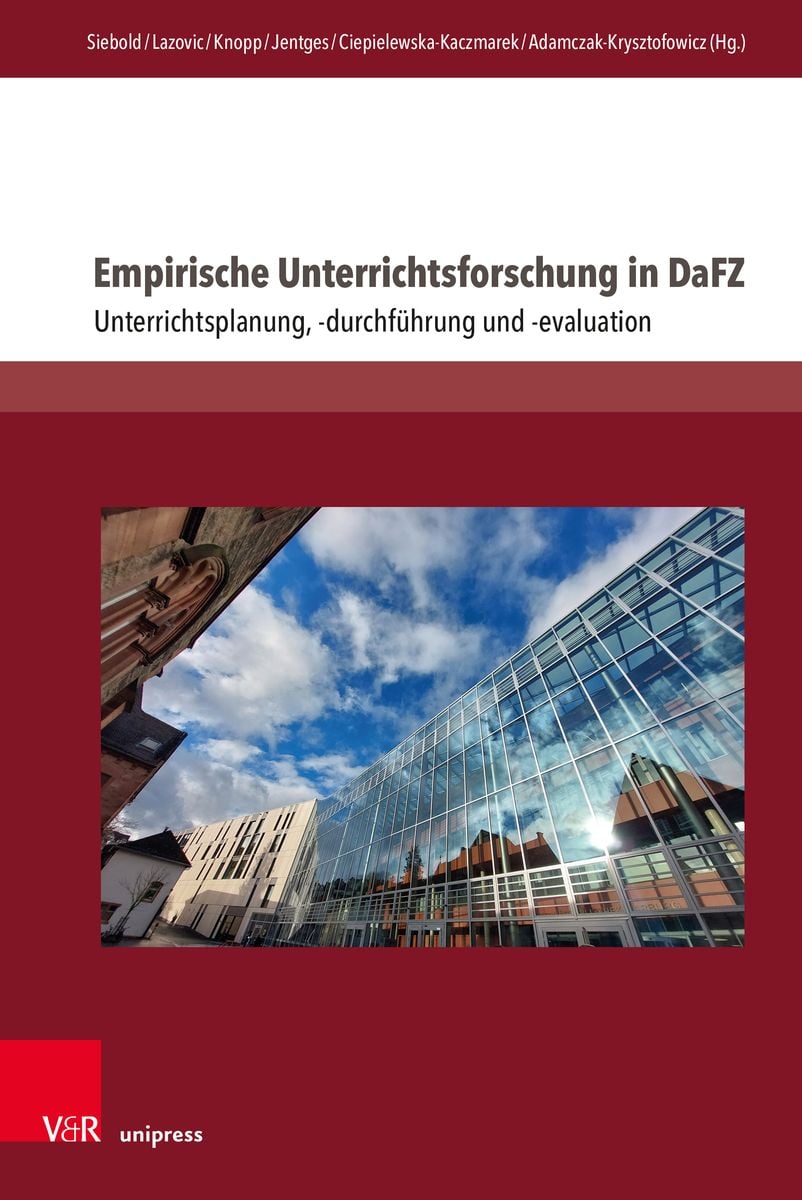 "Empirische Unterrichtsforschung In DaFZ" Online Kaufen