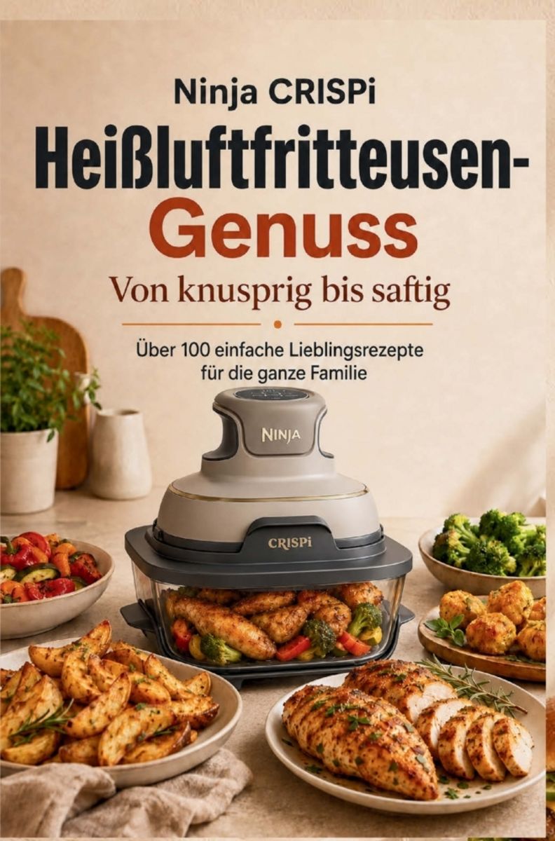 Ninja CRISPi Heißluftfritteusen-Genuss: Von knusprig bis saftig: Über 100 einfache Lieblingsrezepte für die ganze Familie