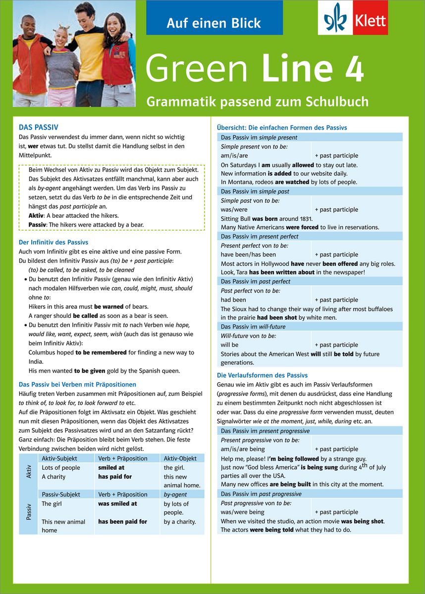 Green Line 4 - Auf einen Blick Grammatik - Englisch Schulbuch - 978-3